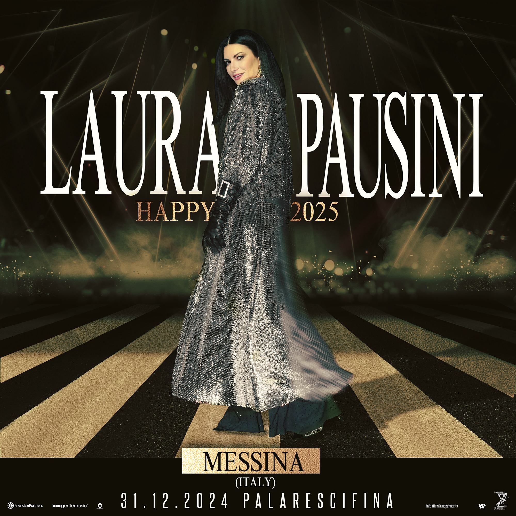 "Happy 2025", Laura Pausini chiude l'anno in bellezza concerto a